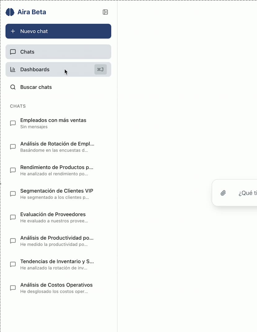 Demo de dashboard
